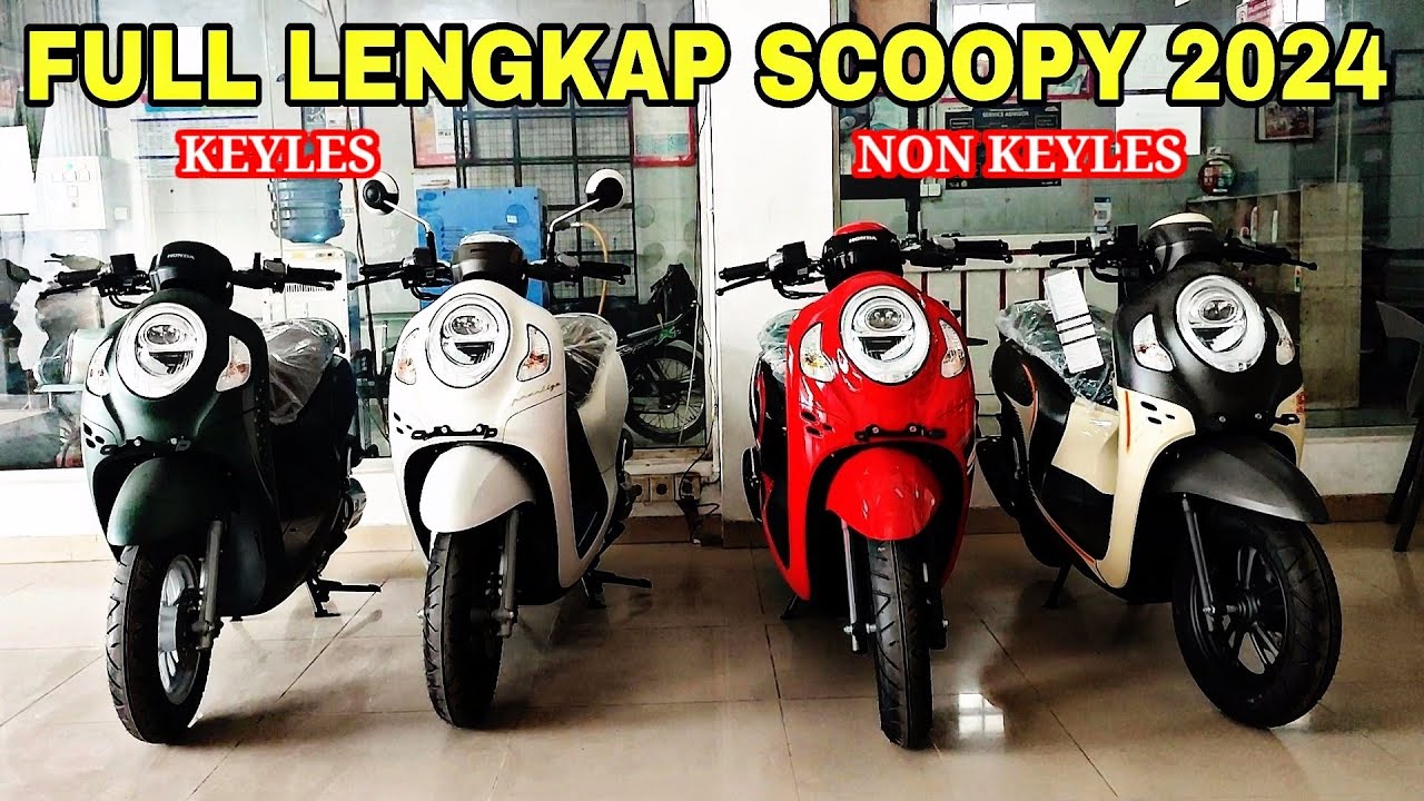 SCOOPY 2024 TERBARU FULL LENGKAP DENGAN TYPE DAN HARGA🔥🔥🔥