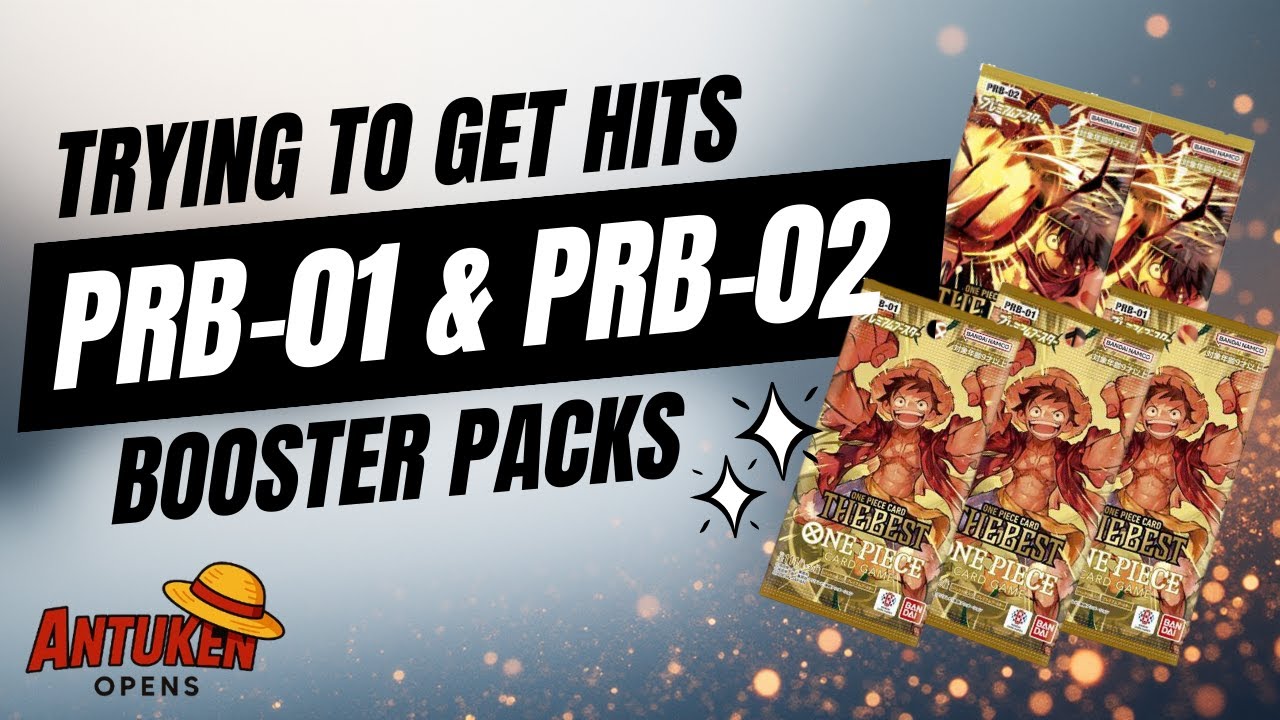 Opening One Piece TCG PRB-01 & PRB-02 Booster Packs