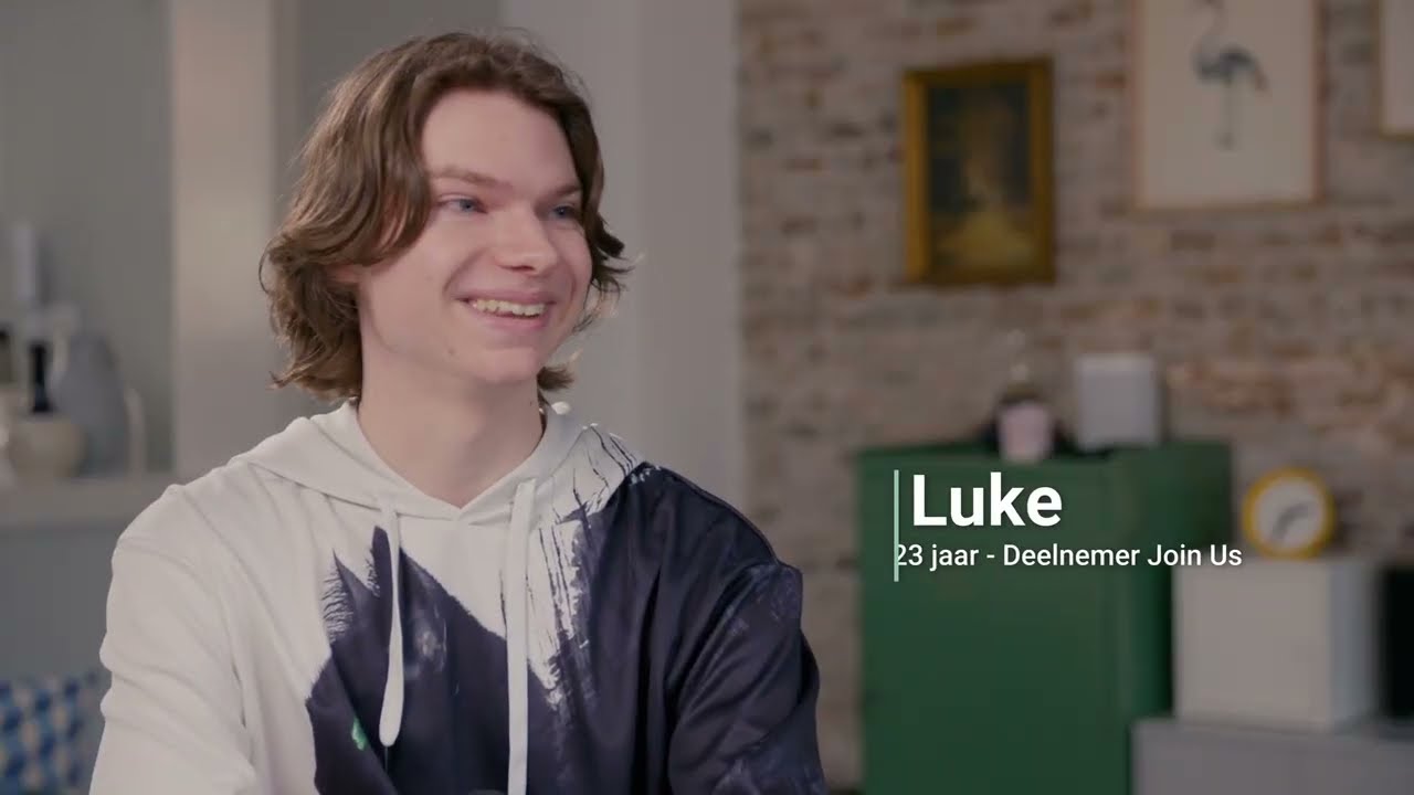 Irene Moors in gesprek met Luke (23) en Join Us begeleider Marijke