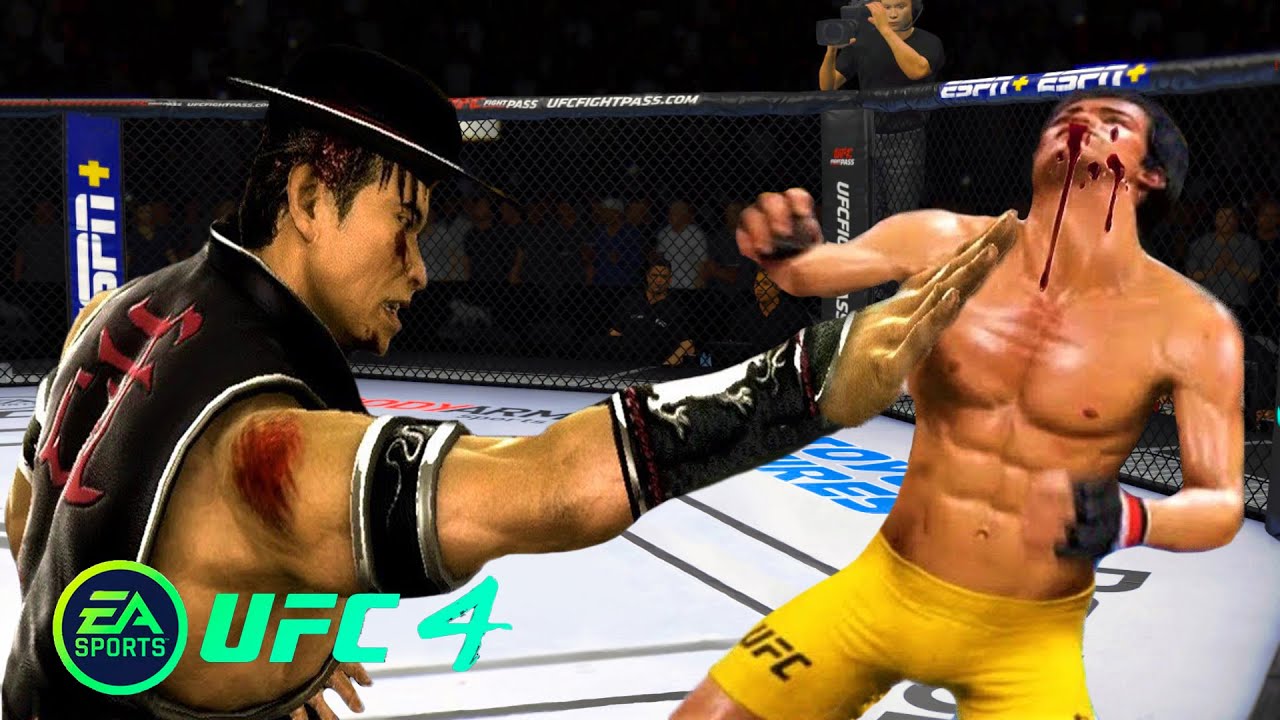 UFC4 Bruce Lee vs Kung Lao Mortal Kombat EA Sports UFC 4 PS5
