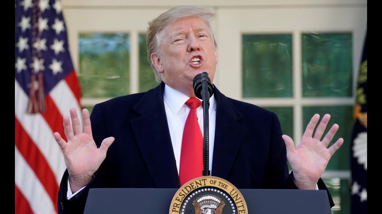 CO bac anglais: Trump's Speech, End of Government Shutdown january 2019 (with script)