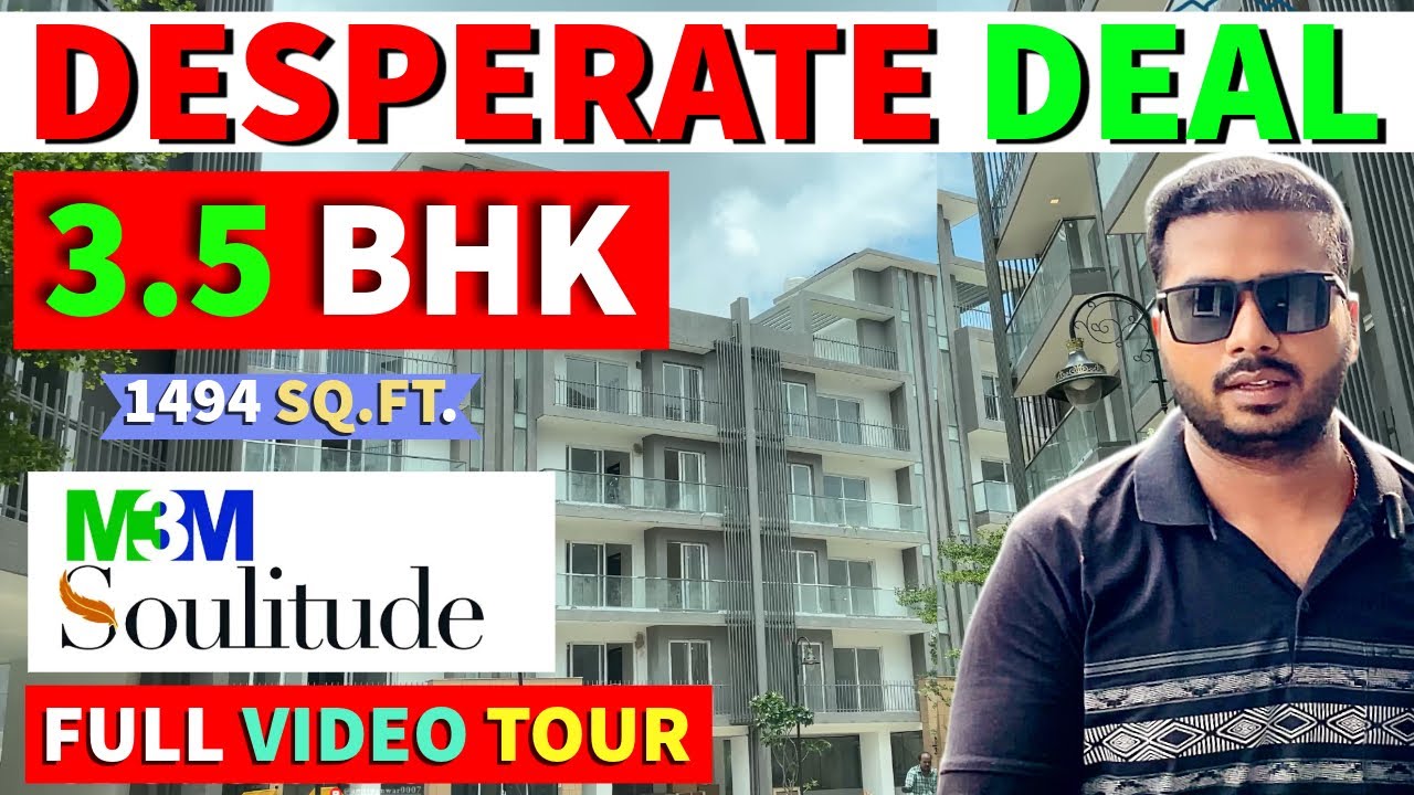 Best Resale Price Offer | M3M Soulitude Sector 89 Gurgaon | 3.5BHK Society Tour #smartworldgems 