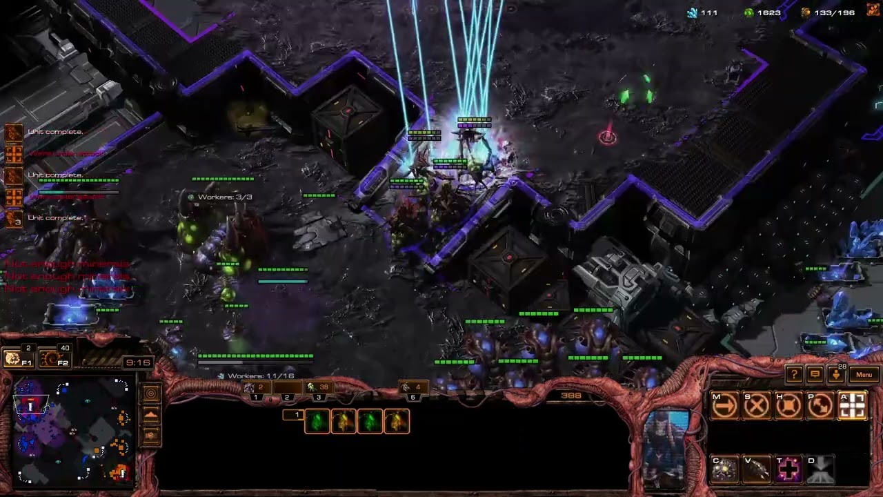 Starcraft 2 ZVP vs Pure Air Army Protoss