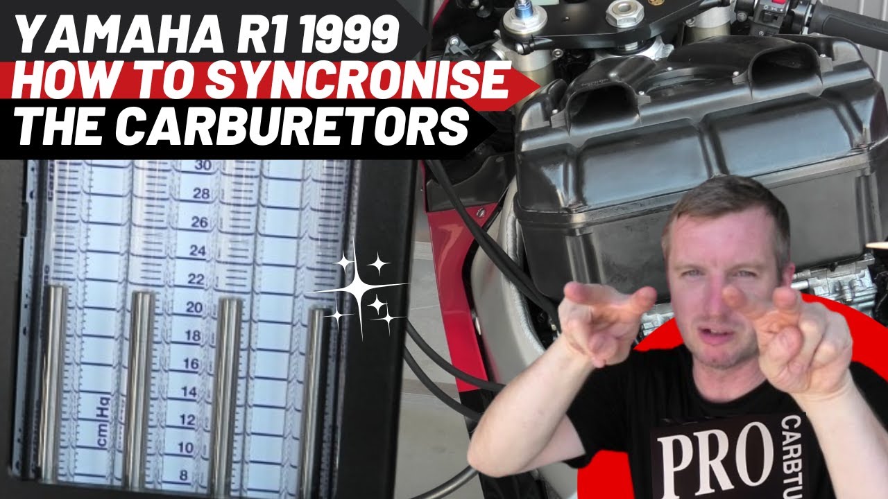 Балансировка карбюратора Yamaha R1 1999 года с помощью Carbtune PRO