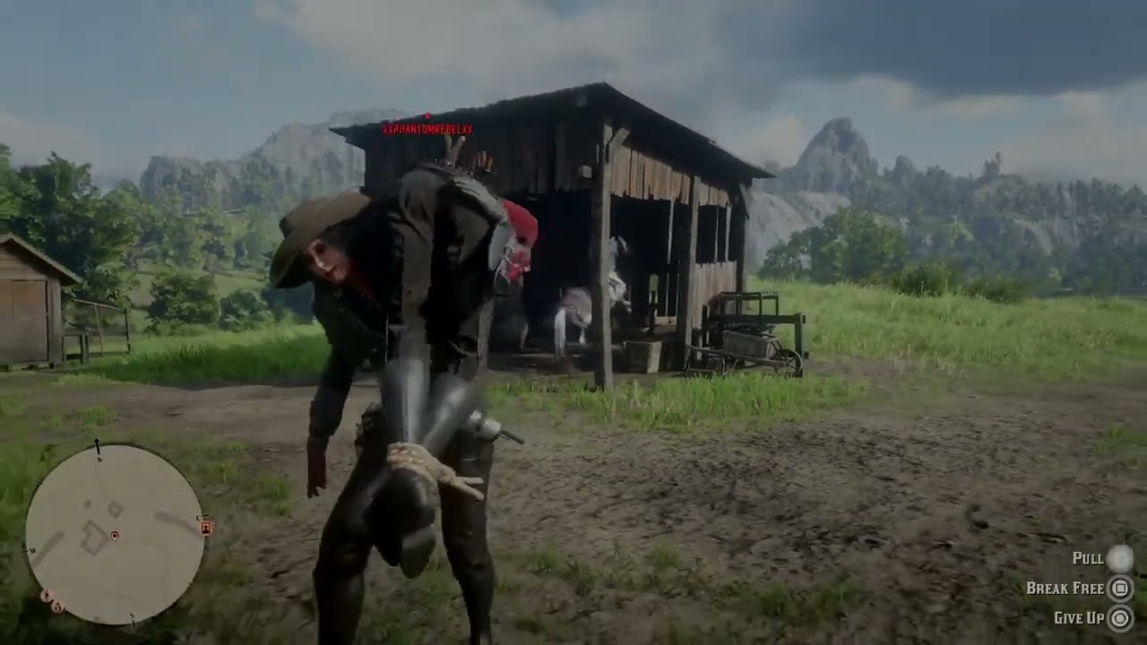 Cute girl hogtied and taken on horseback | Red Dead Online Hogtie