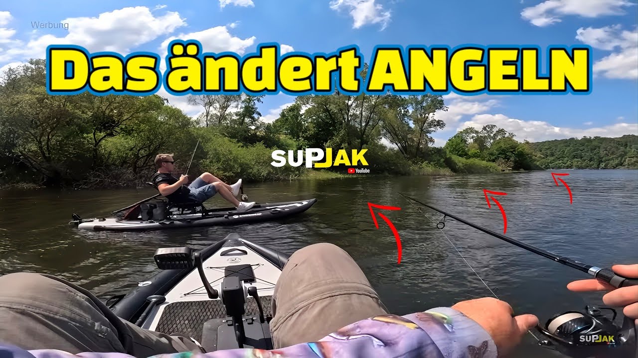 So leicht, schnell & leise kommst Du an FISCHE ran.🤩 ANGELN mit SUPJAK
