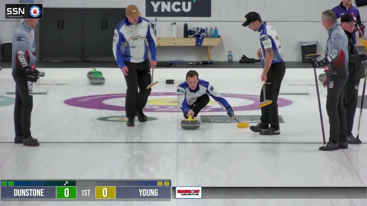FEATURE  Matt Dunstone vs  Nathan Young   Draw 2   Henderson Metal Fall Classic E