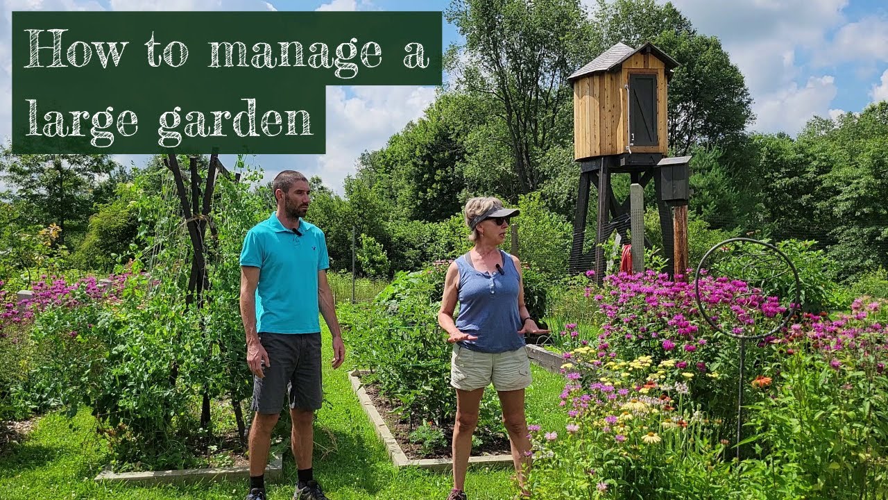 How to manage a large garden - tips from a lifelong gardener