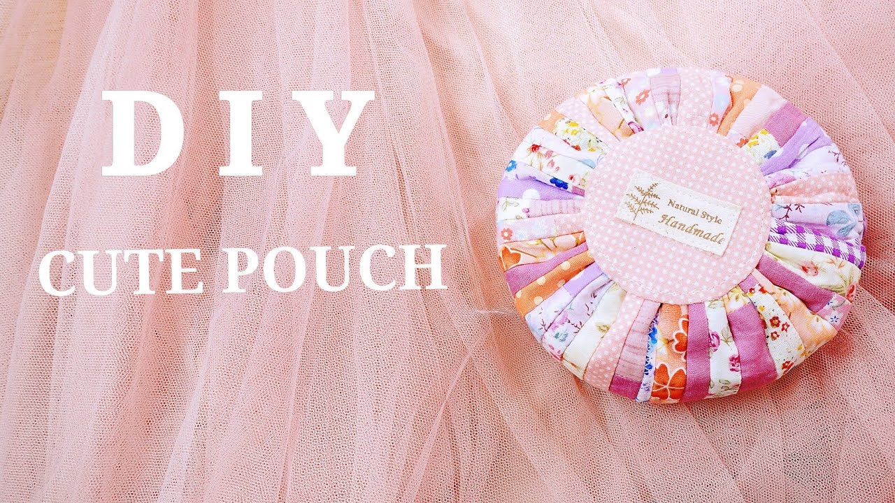 DIY CUTE POUCH / Storage pouch Tutorial step by step / Easy sewing #HandyMumLin