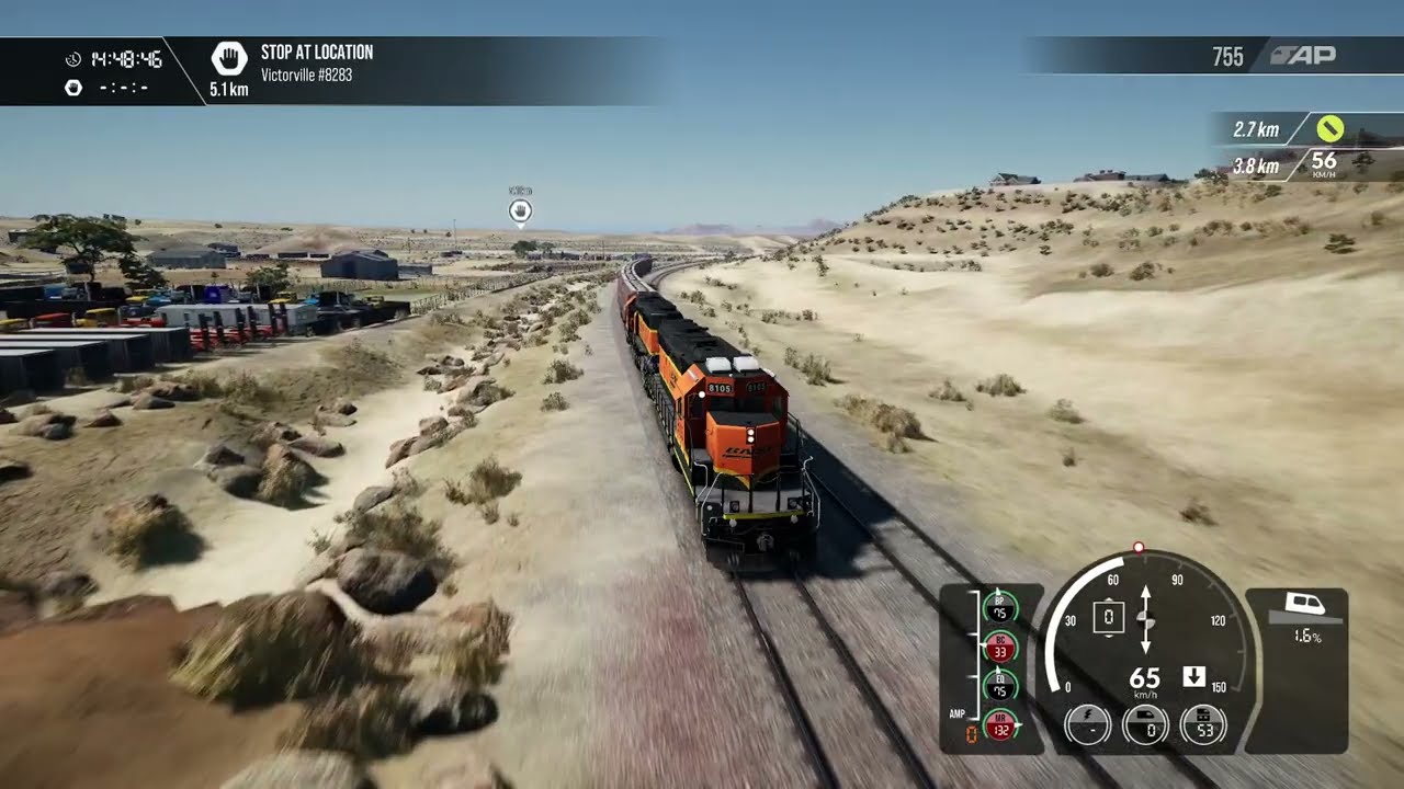 TSW3 | BNSF SD40-2 |  Local Service from Thorn to Victorville | Train Sim World 3 - 4k Gameplay -
