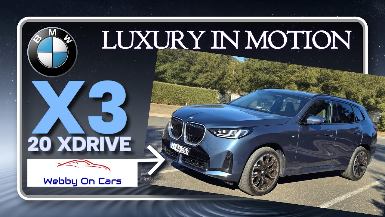 2025 BMW X3 20 xDrive Full Review - LUXURY IN MOTION #2025bmwx3