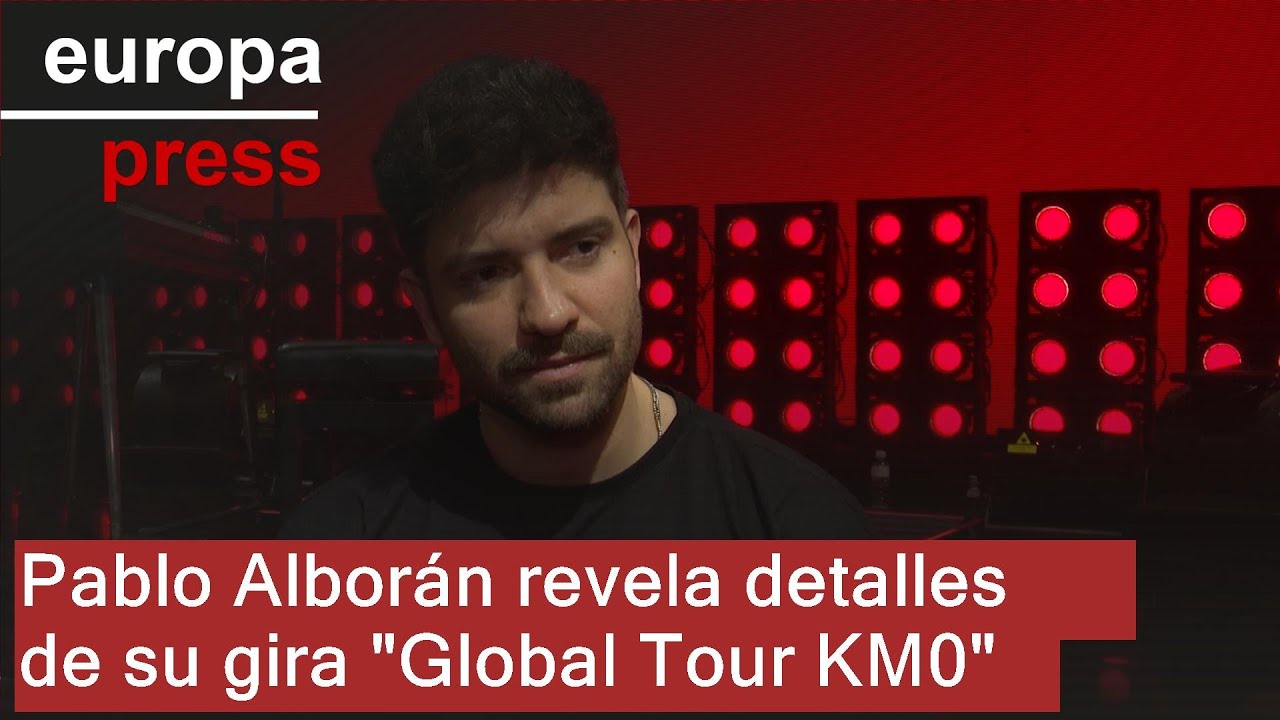 Pablo Alborán ofrece detalles sobre su nueva gira 'Global Tour KM0'