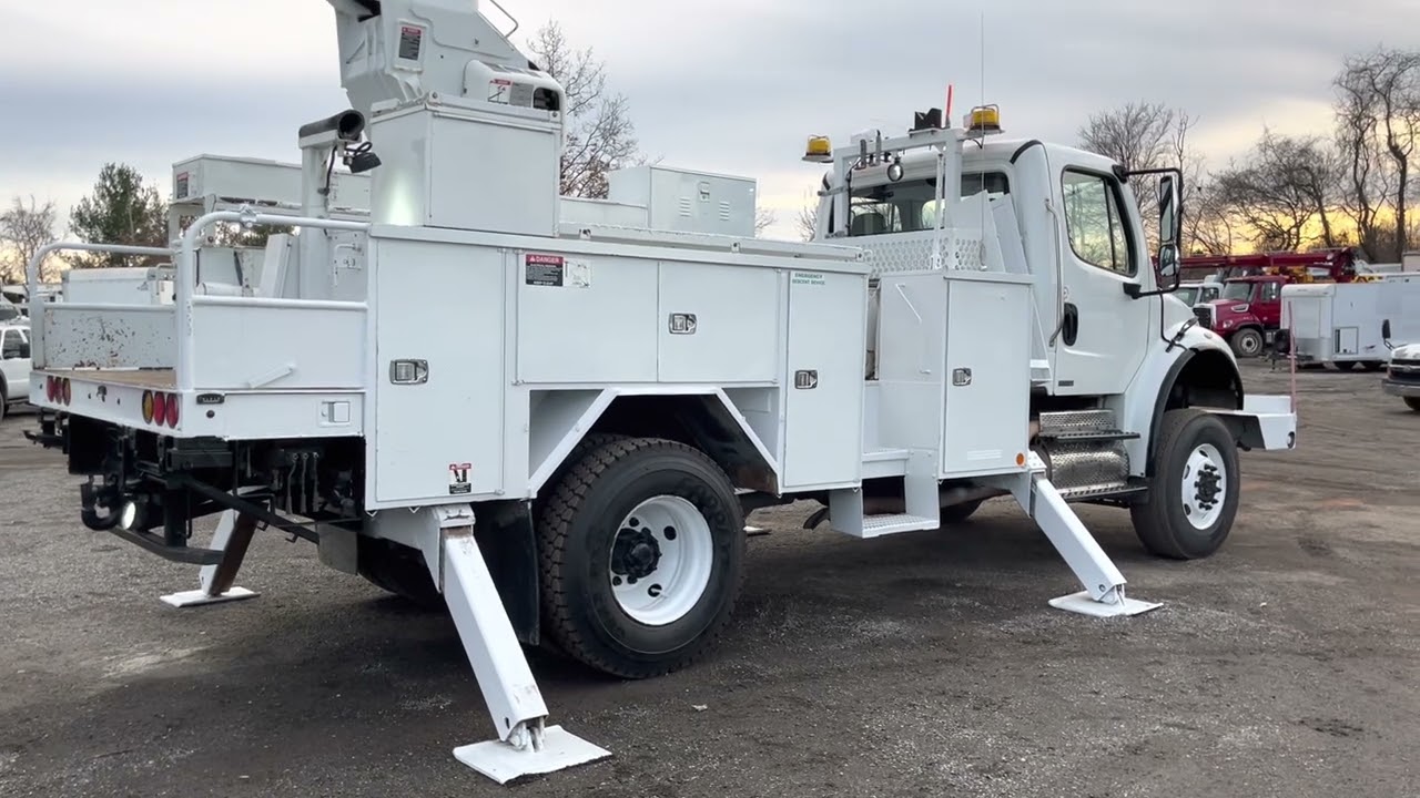 Lewis Motor Company - 2010 Freightliner M2 Altec AM650 55’ Bucket Boom Truck for sale on eBay!