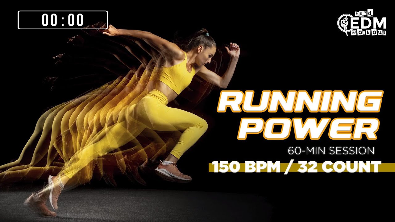 🔥 Running Power 2025 – 150 BPM / 32 Count (60-Min Session)