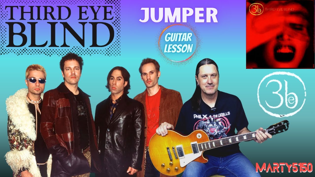 How To Play Jumper By Third Eye Blind - Guitar Lesson - Stephan Jenkins - Kevin Cadogan