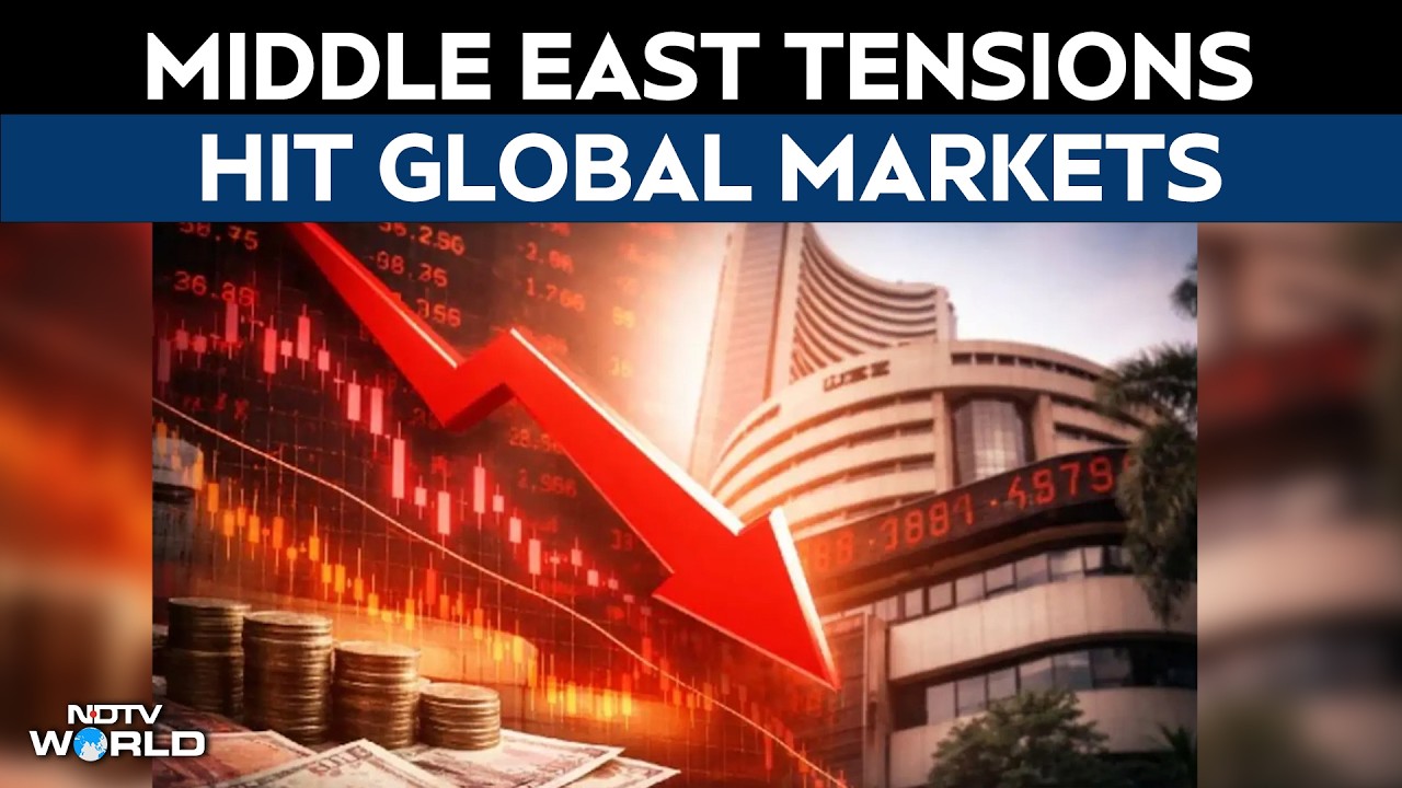 Market News Today | Middle East Tensions Hit Global Markets: Indian Stocks Slide, Oil Prices Surge