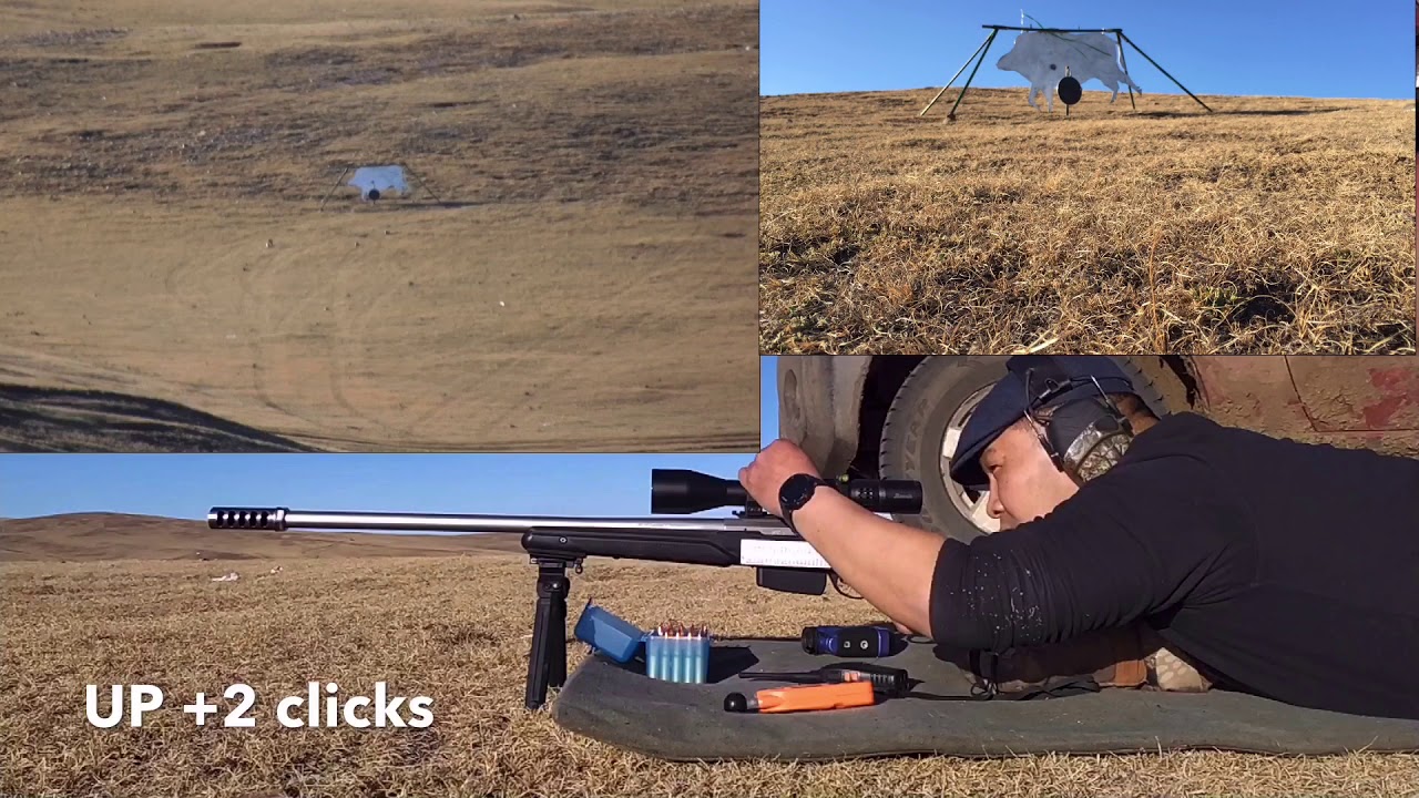 tikka t3x 6.5 creedmoor at 1000 meters