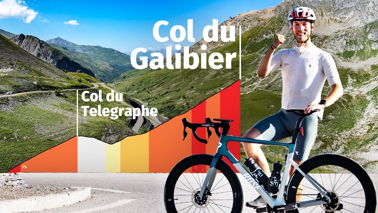 Legendäre Rennrad-Tour — Col du Galibier (2.642m) über Col du Telegraph (Tour de France)