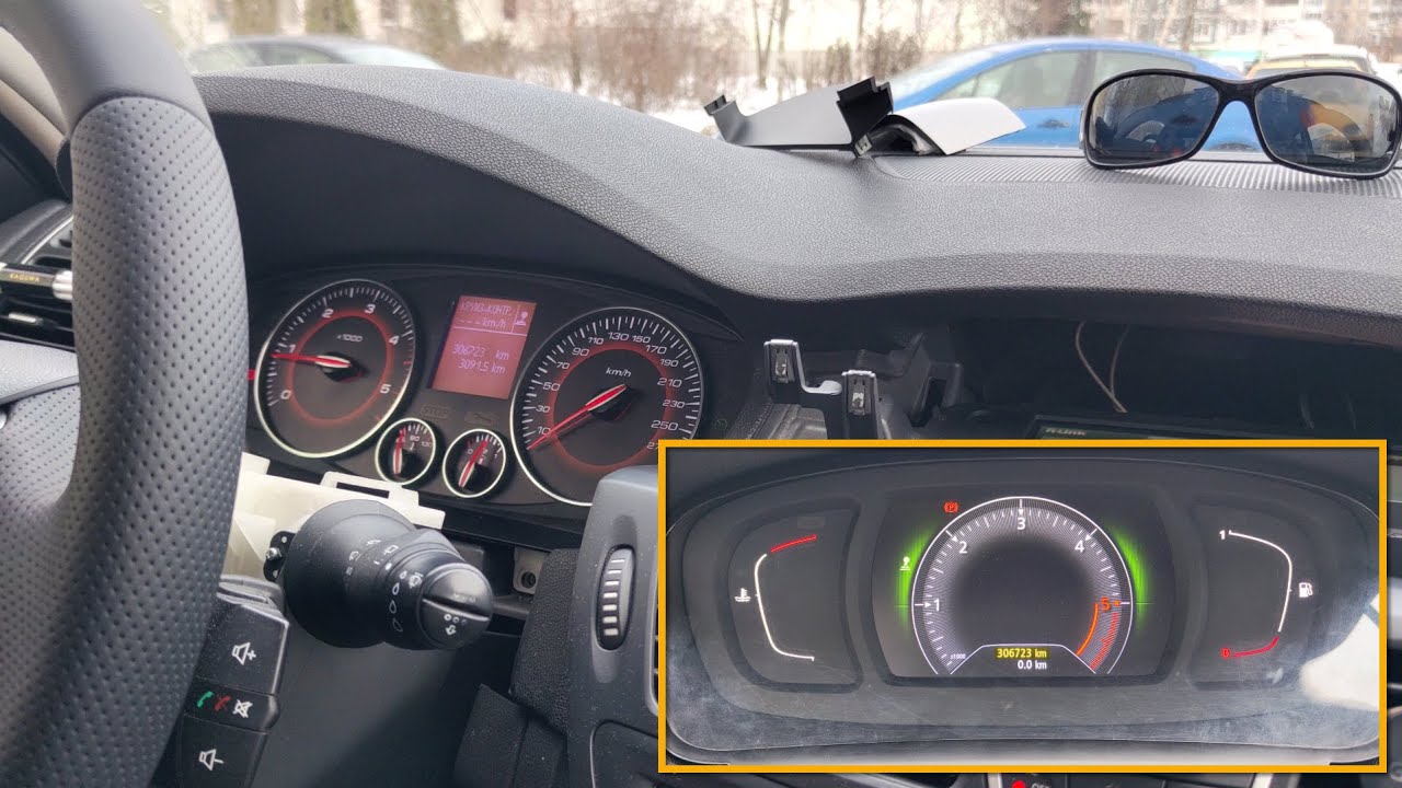 Что с пробегом в цифровой приборной панели? / What about the mileage in the digital dashboard?
