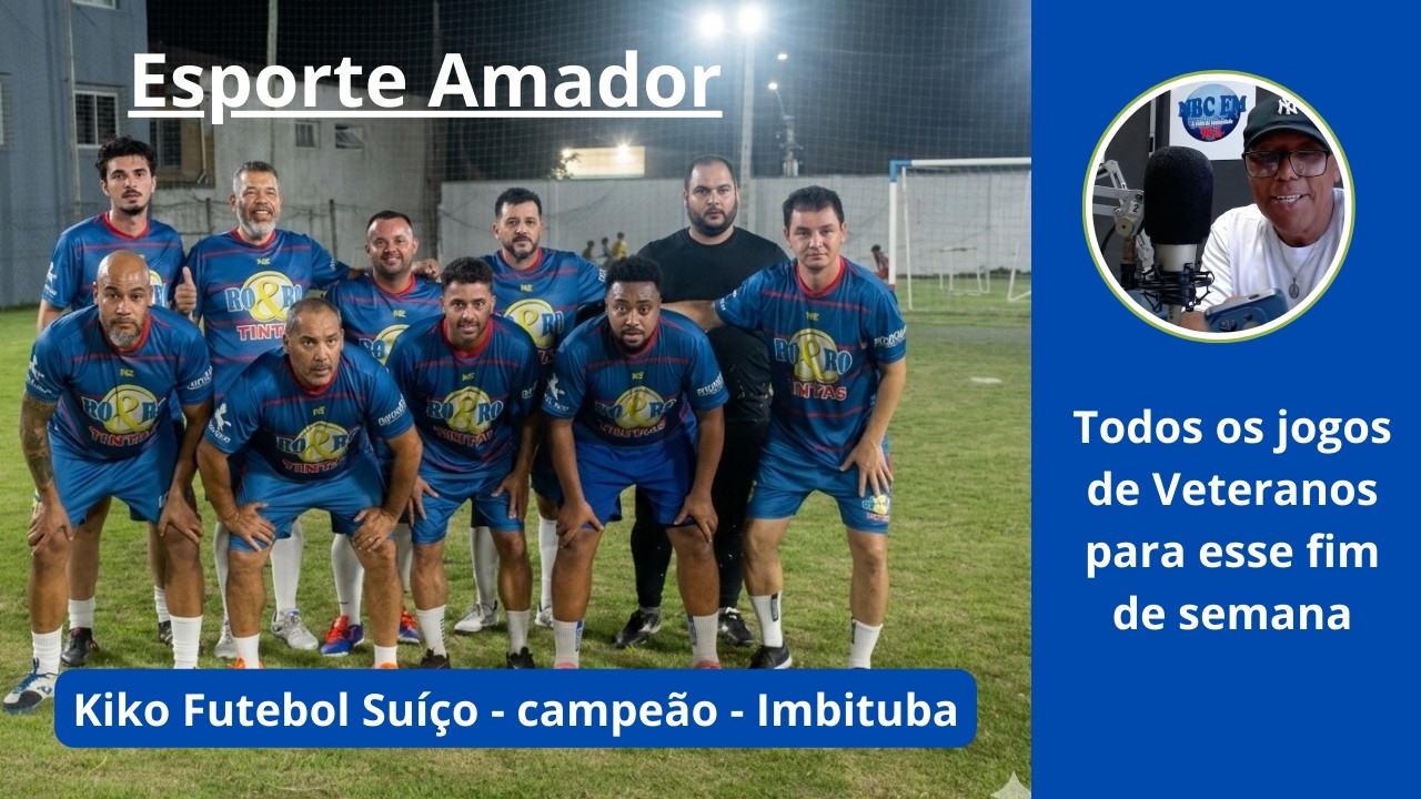 Programa Agenda Esportiva  06/03/26 - Confirmação Jogos Veteranos para o fim semana na Região Sul