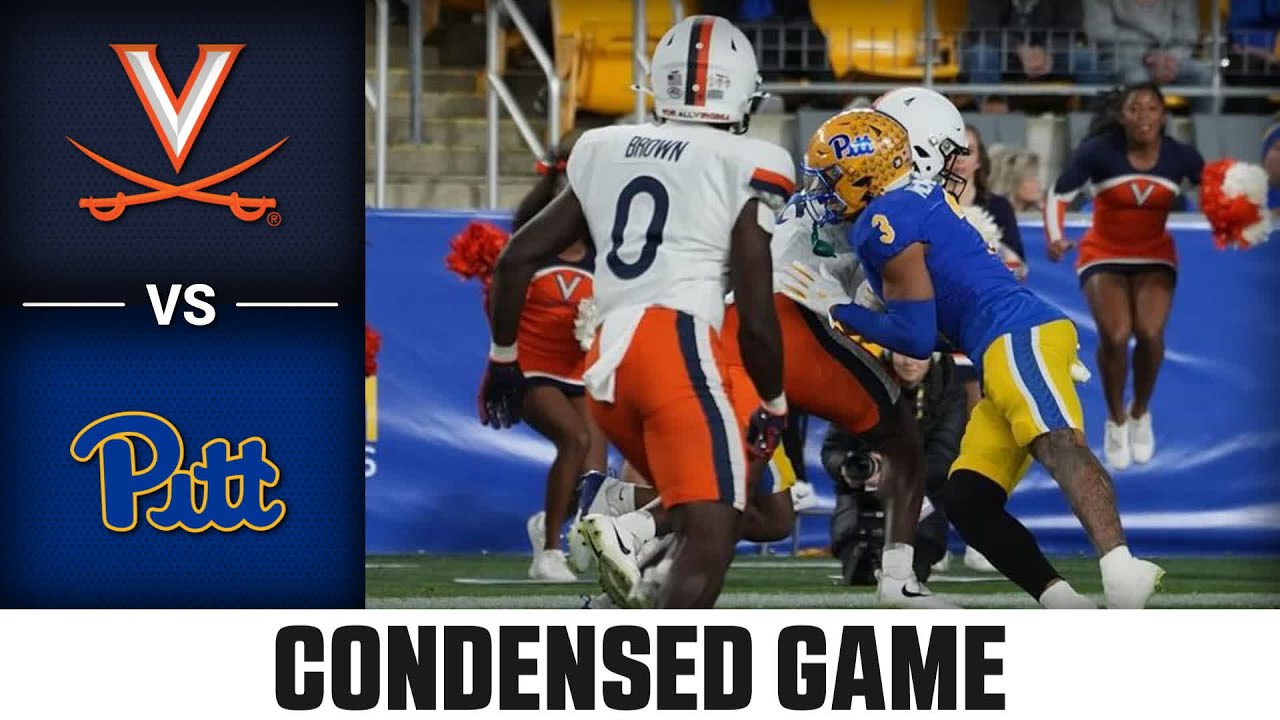 Virginia vs. Pitt Condensed Game | 2024 ACC Football