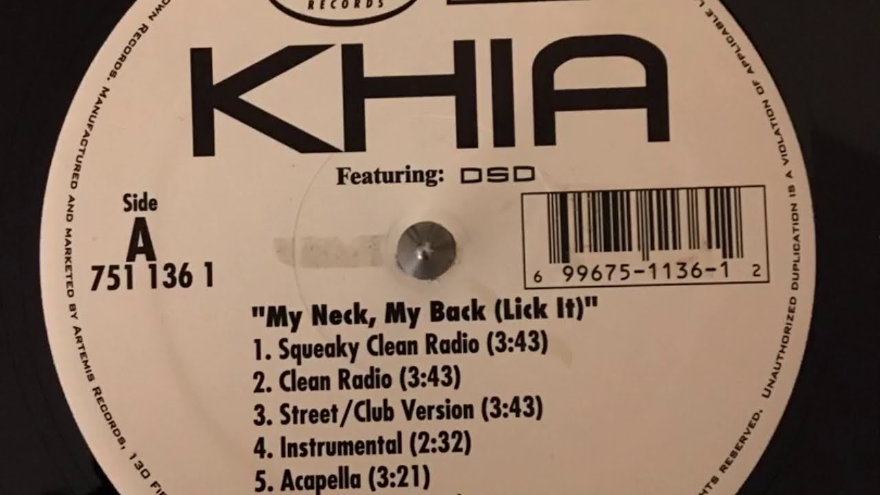 KHIA - MY NECK, MY BACK (INSTRIMENTAL) [OFFICIAL INSTRUMENTAL]