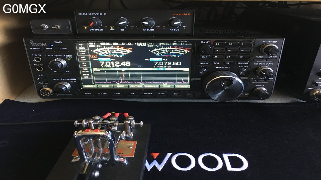 IC-7610 Waterfall and WSJT Config