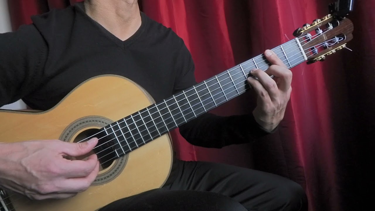F. Sor Op.35 Etude No.22 (No-nails, Aquila Alabastro Superior Tension Strings/Rayon 900 Basses)