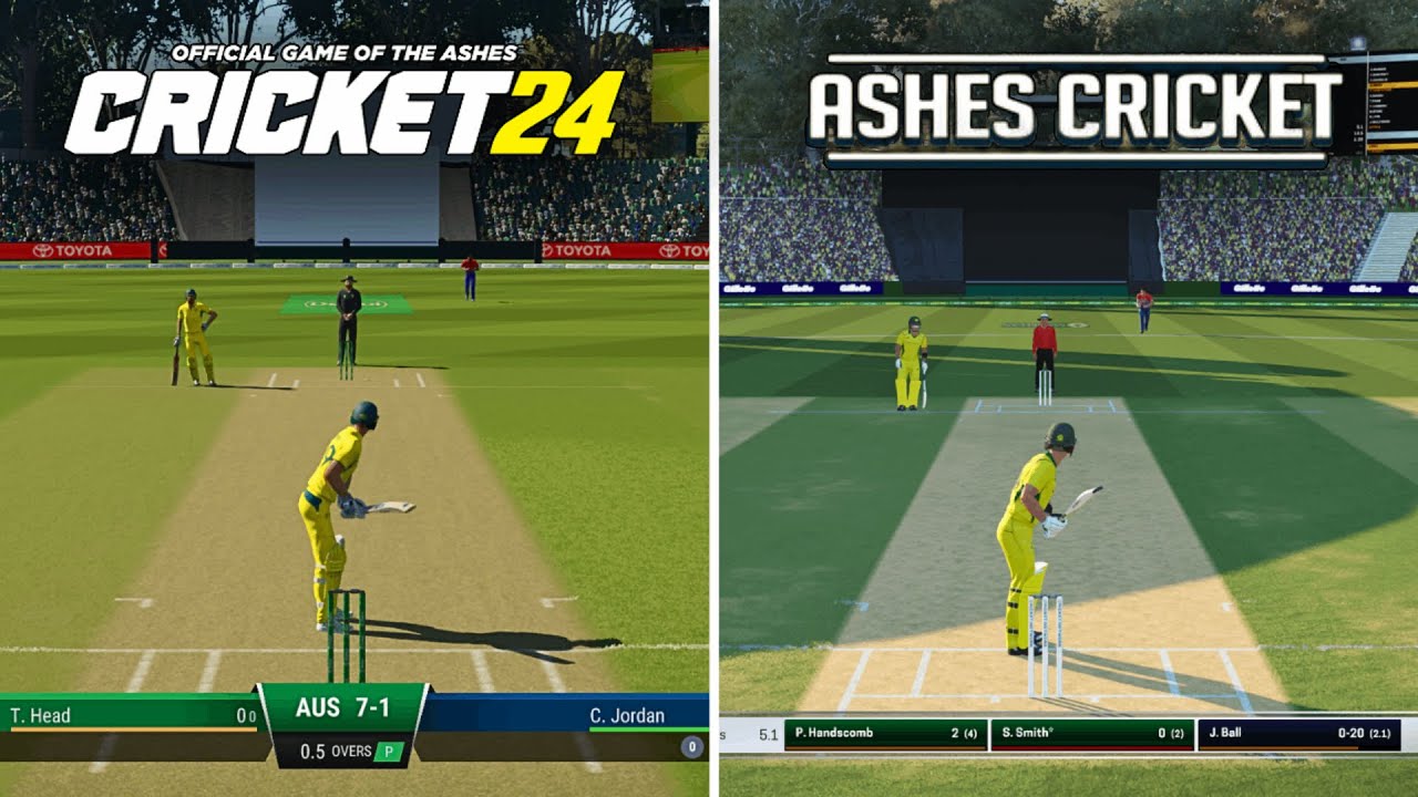 CRICKET 24 против Ashes Cricket 2017: СРАВНЕНИЕ | Геймплей и графика