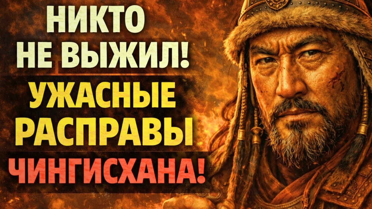 5 ЖУТКИХ поступков Чингисхана, от которых волосы встают дыбом!И Холодеет в жилах