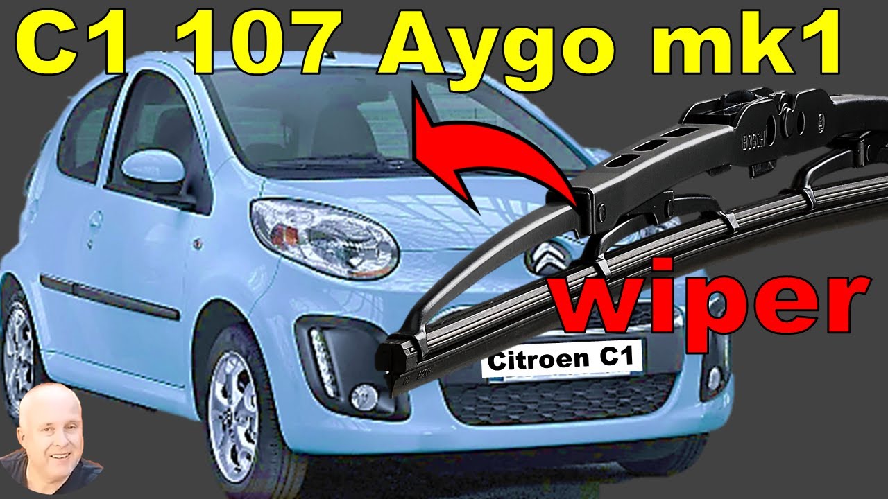 Замена переднего стеклоочистителя Citroen C1 | Инструкция | Легко своими руками