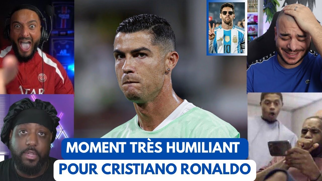 🚨😂RONALDO ESSAIE DE COPIER MESSI ET SE RIDICULISE TOUT SEUL ;MALAISE EN DIRECT !