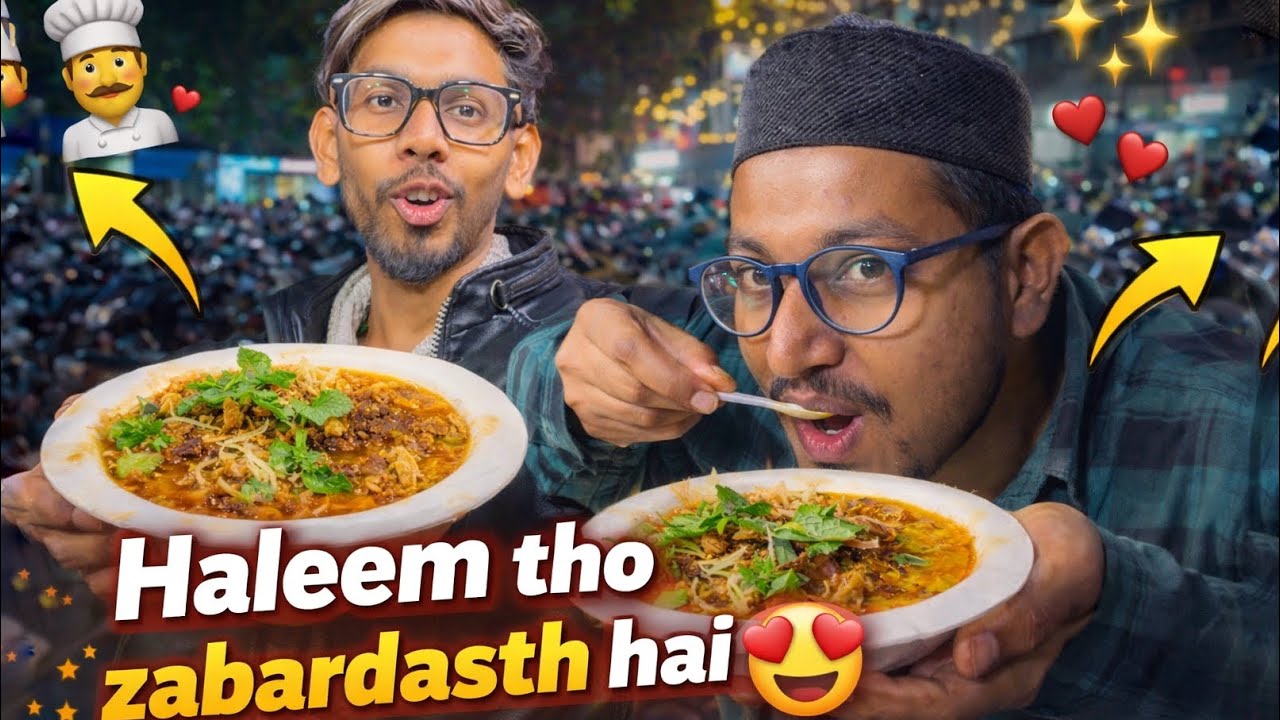 Amberpet Ke Area Ki Zabardasth Haleem Hai Yeh😍|| Syed Zeeshan || #haleem #food #vlogger 