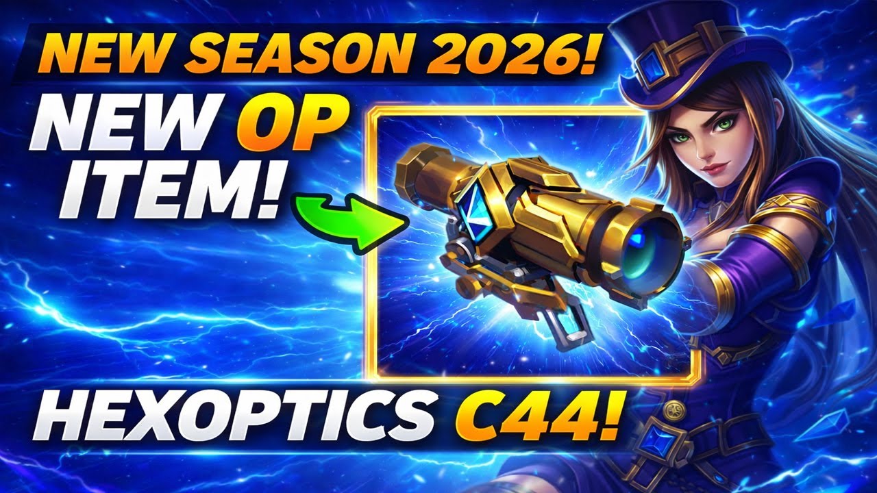 SEASON 16 CAITLYN IS BROKEN - NEW ITEM HEXOPTICS C44 IS BROKEN