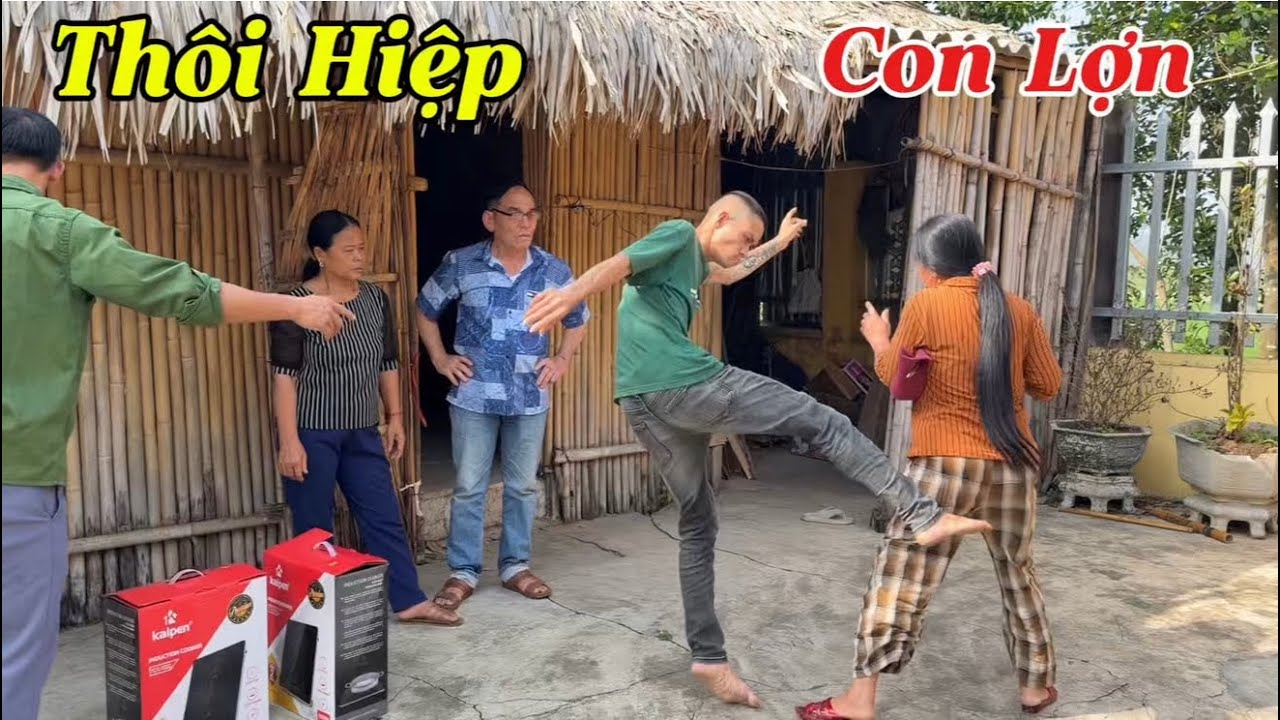 Khét Lẹt | Mụ Liên Quay Lại Bằng Chứng Hiệp Lấy Nồi Lẩu Thì Bị Hiệp Sút Nhấc Người..