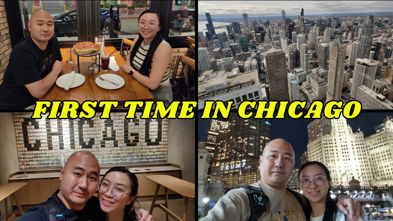 FIRST TIME IN CHICAGO | Couple Travel VLOG | exploring the city together | things to do