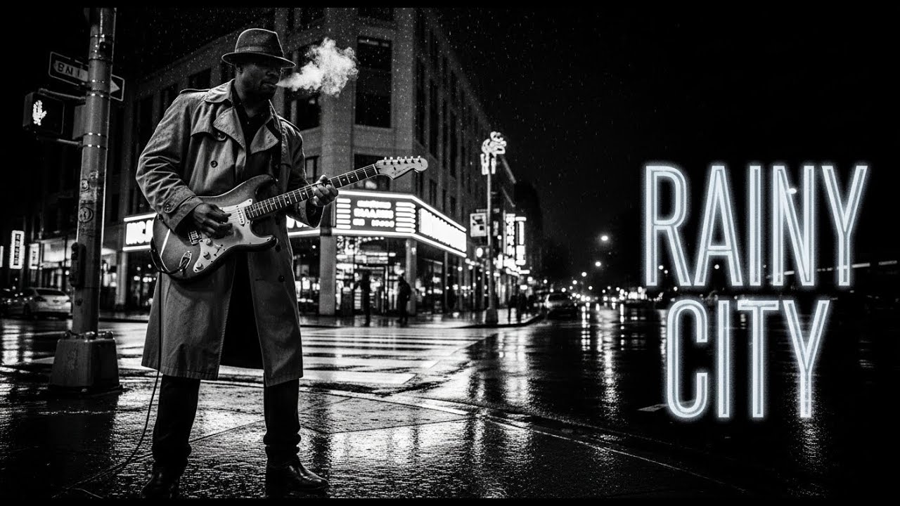 Rainy City Blues — Melancholic Guitar Instrumental