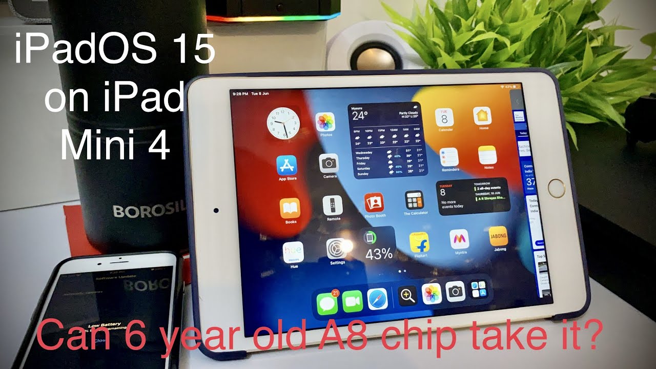 iPadOS 15 on iPad mini 4