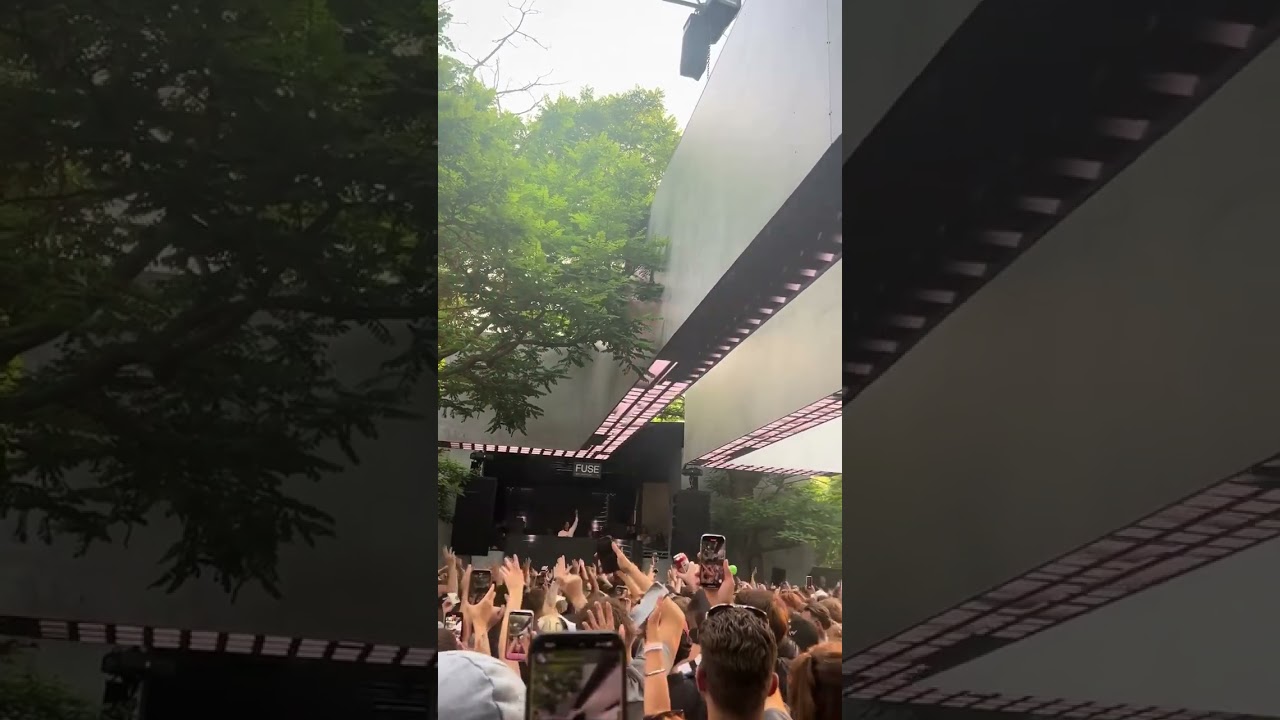 Josh Baker is on fire at Fuse Open Air, London 🌳💨 #joshbaker #fuse  #london