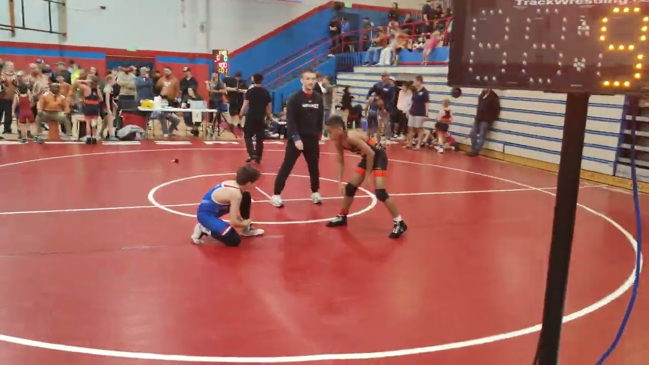Peninsula Superstars, Portland, OR, March, 14 2026. 12U, 105 lbs, Match #2. Folksyle.
