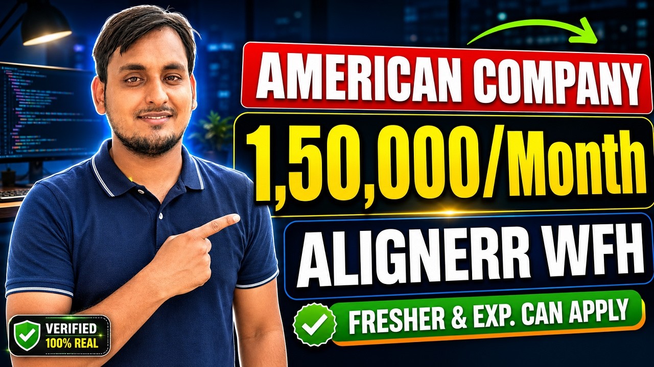 American WFH Job From India! Alignerr Recruitment | ₹150,000/Month (Freshers Can Apply)