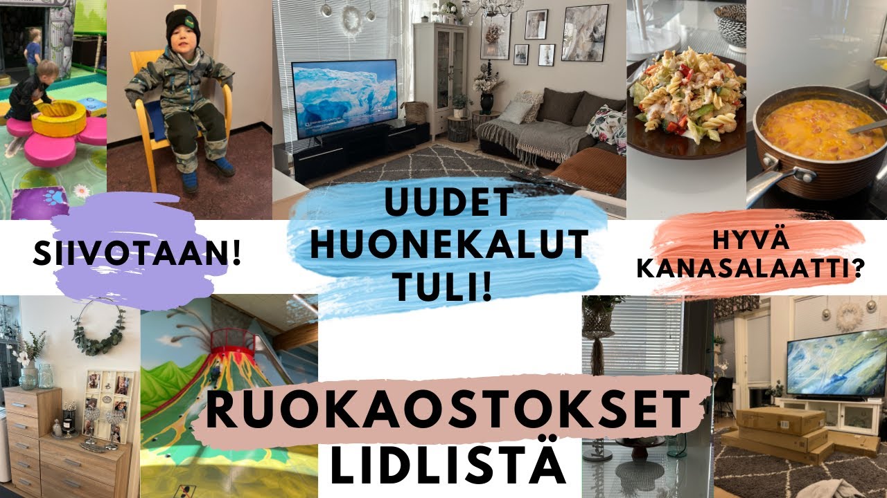 Ruokaostokset lidlistä / Keittiön yleisilmeen muutos / Pari hyvää ruokavinkkiä