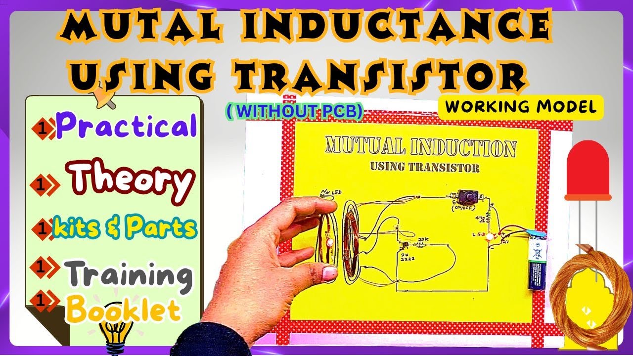 Mutual Induction Working Model Using Two Copper Coils | Physics Project | Ontex Electronics Projects