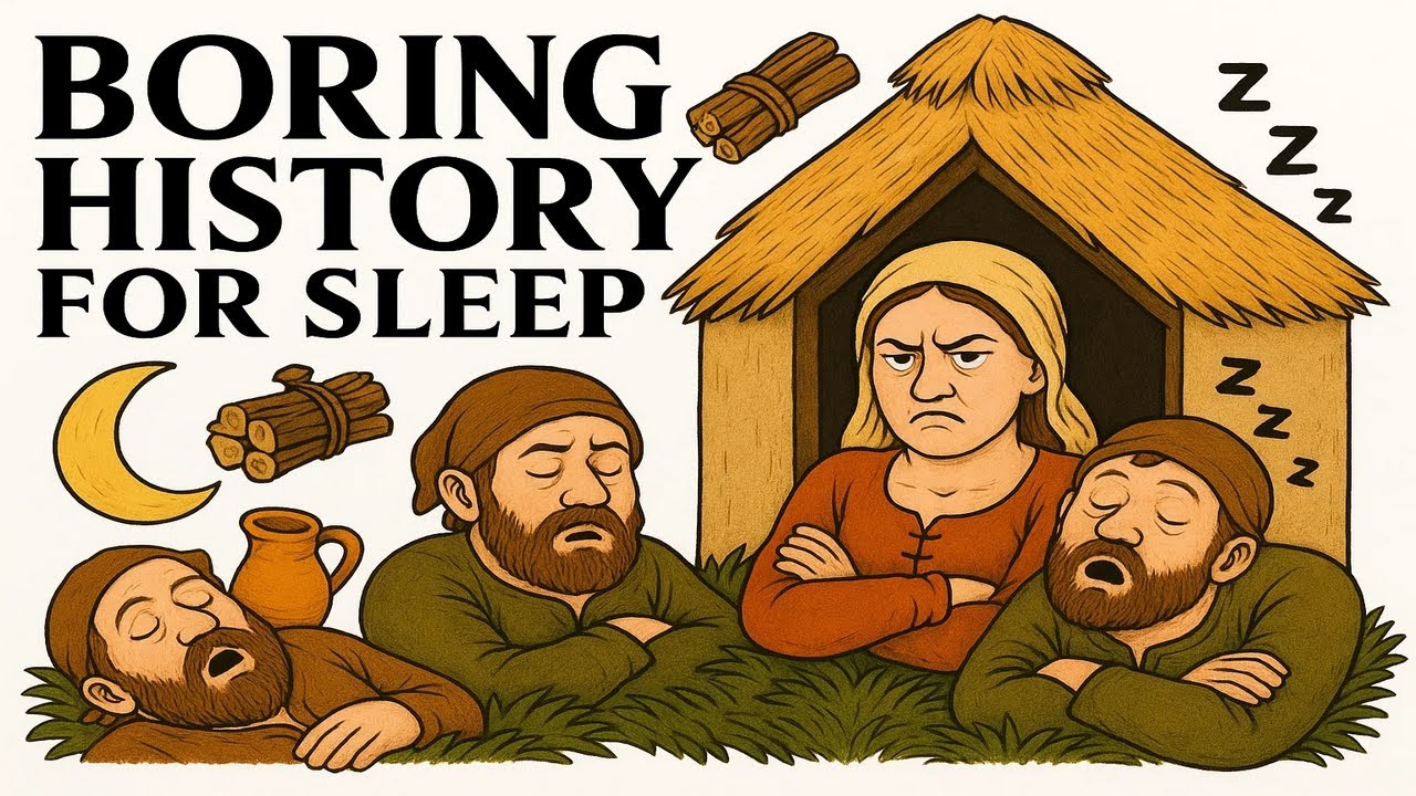 How Medieval People Slept in Huts Without Blankets | Boring History For Sleep