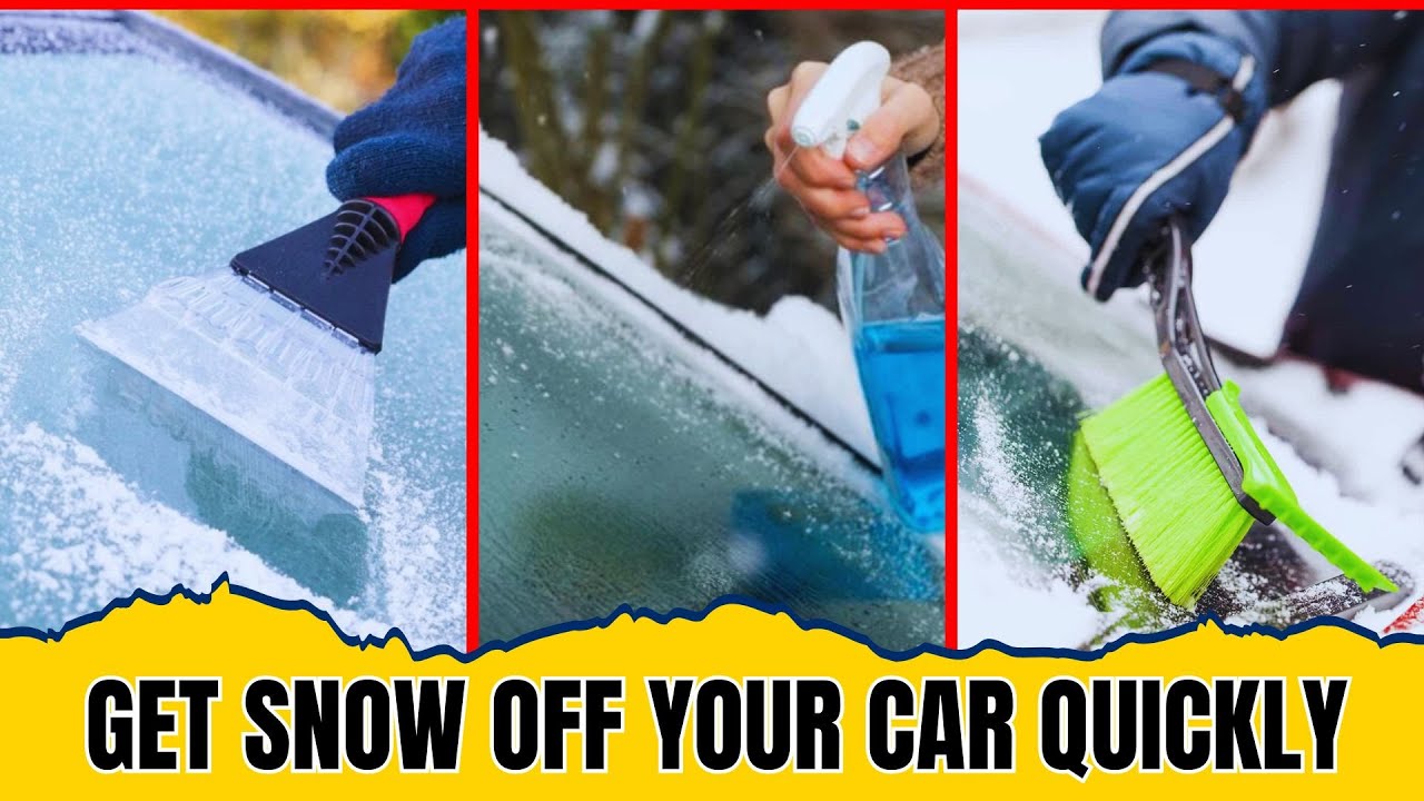 Quick Hacks to Clear Snow off Your Car in Minutes