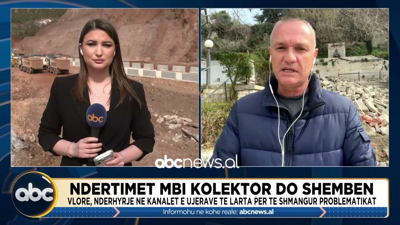 Ndërtimet mbi kolektor do shemben/ Vlorë, ndërhyrjet për të shmangur problematikat