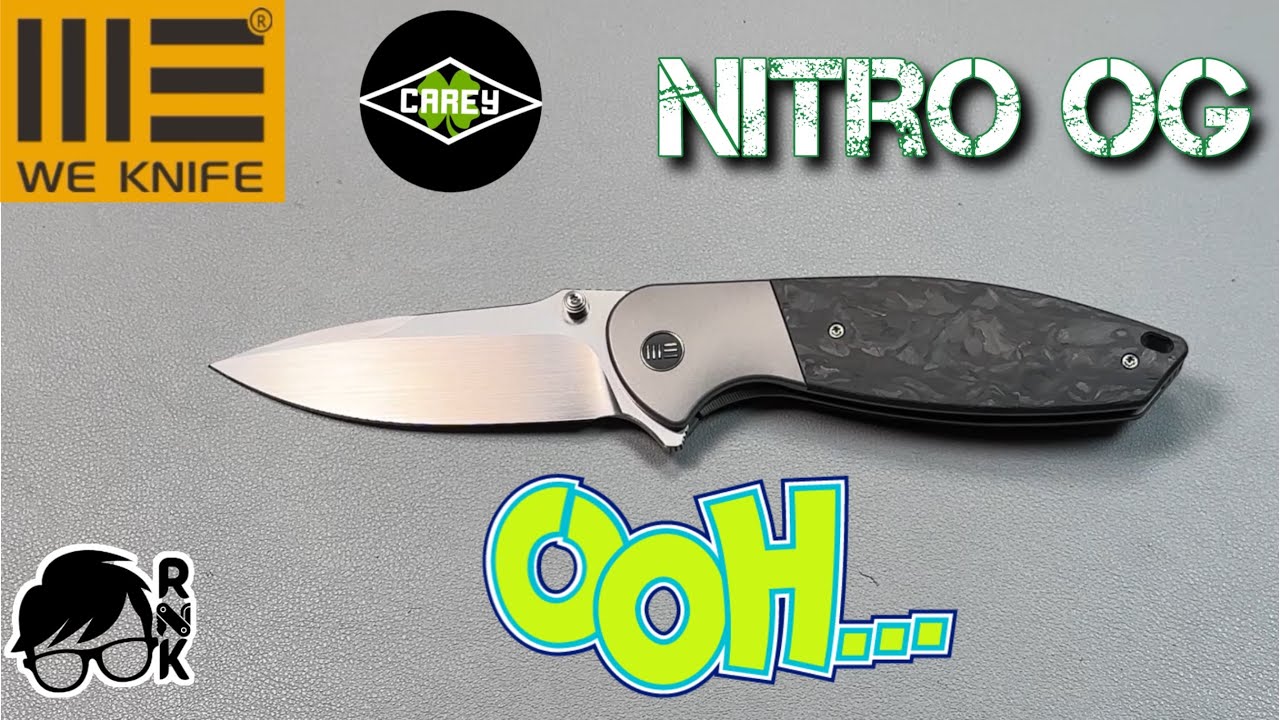 Review/impressions of my Peter Carey Designed We Knives Nitro OG knife&hellip; perhaps, We&rsquo;s best knife?