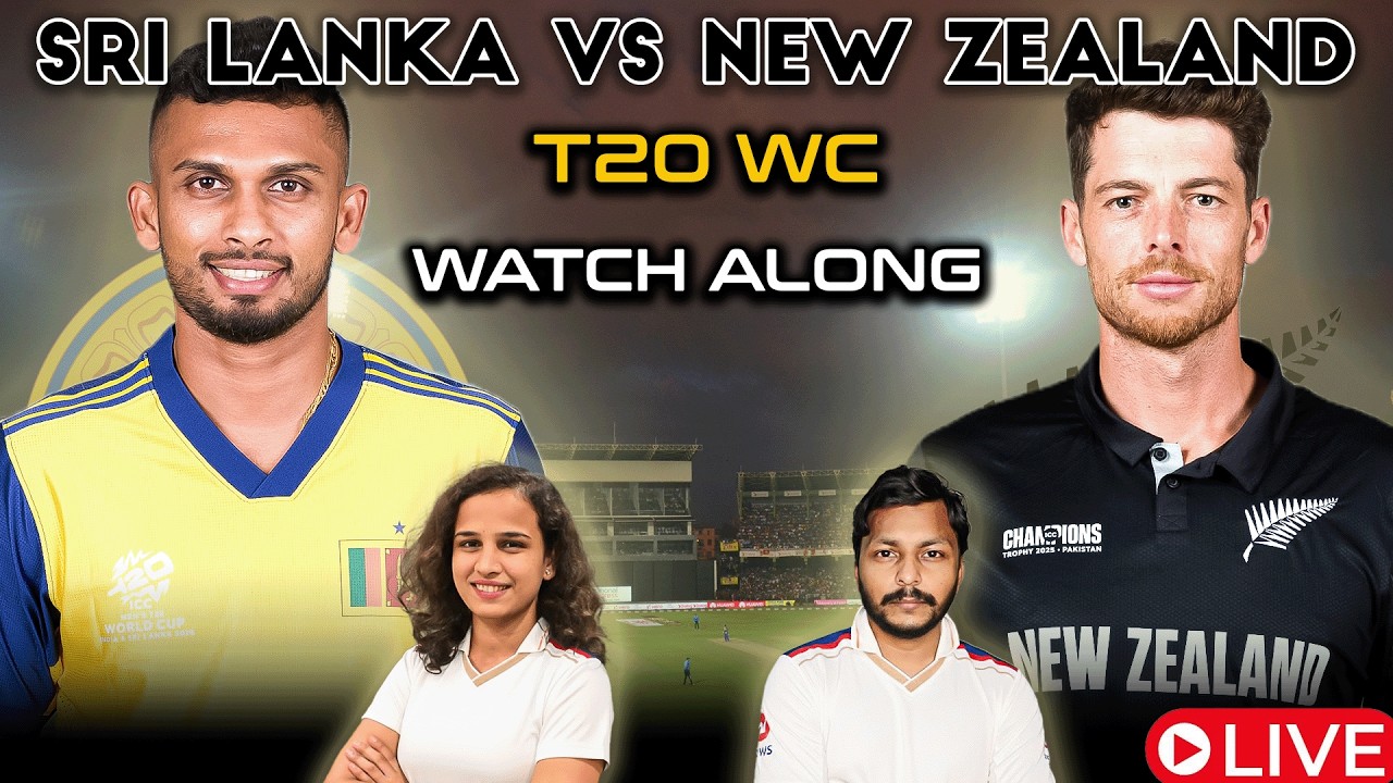 169 target can nz defend Sri Lanka vs New Zealand | T20 World Cup 2026 | SL vs NZ Watch Along