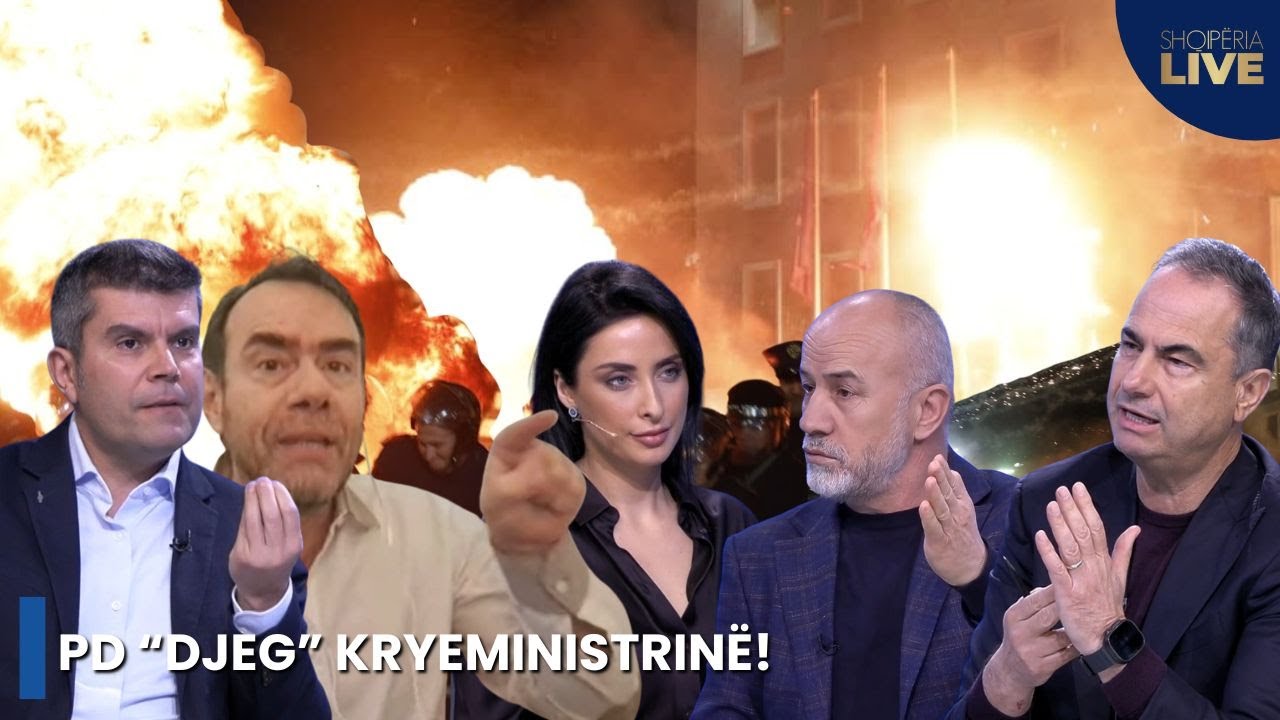 Molotov dhe zjarr! PD “djeg” Kryeministrinë, Boçi shpërthen në studio: U arrestuan dhe…