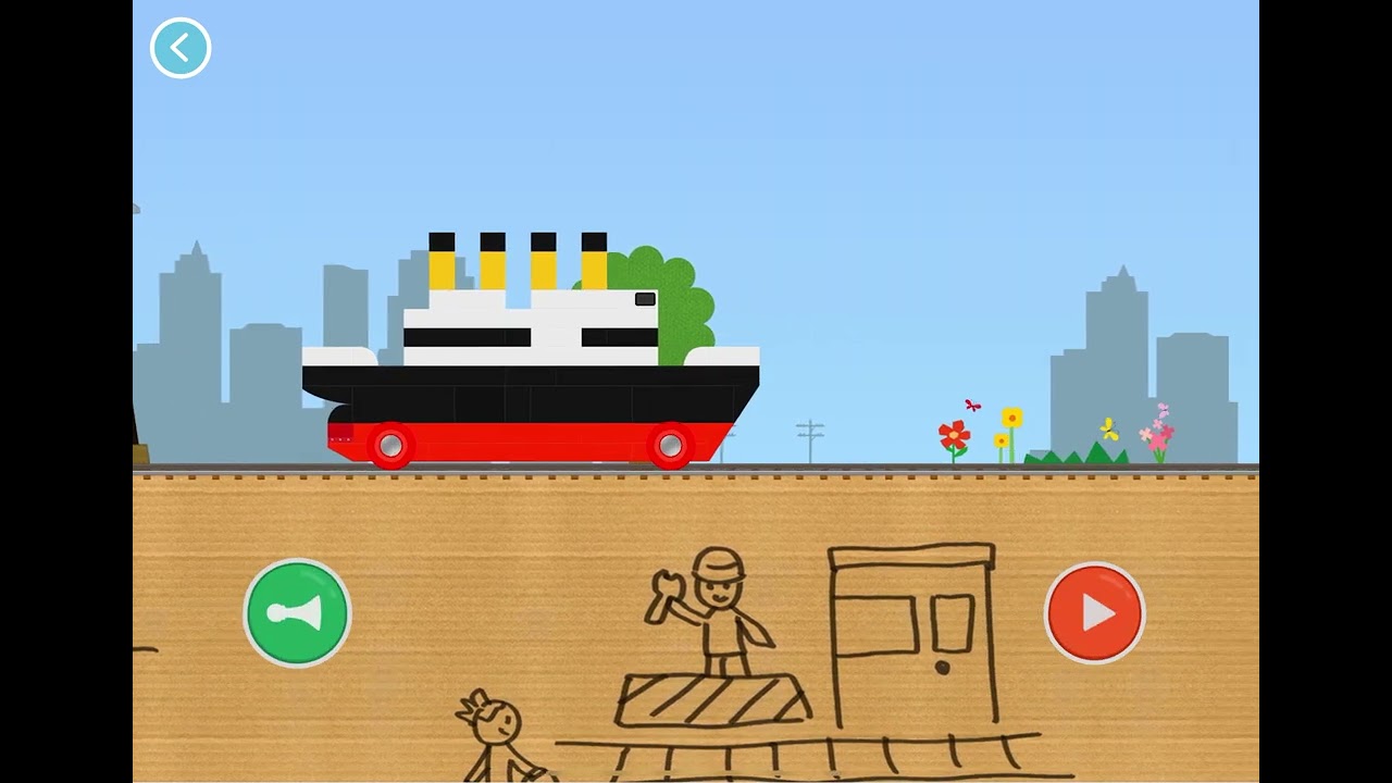 Titanic in Labo Brick Train